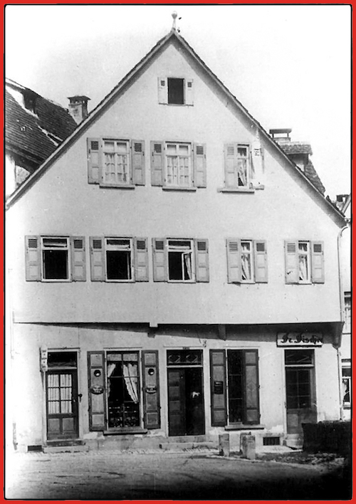 Das Zunfthaus in Reutlingen, welches bis 1841 bestand.